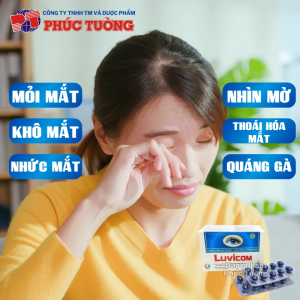 Luvicom bổ mắt tăng cường thị lực