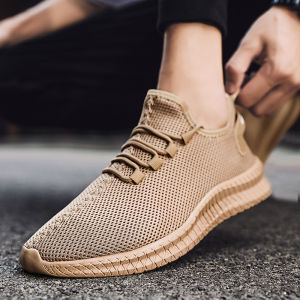 Brown Mens Shoes Non-Slip Casual Sneakers Breathable Outdoor Jogging Training Hiking Sports Running For Women Lace Up Sneakers