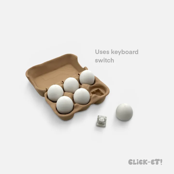  Egg Tray Clicker by Slycelab 6buttons 3D Printed Aesthetic Fidget Toy for Stress Relief