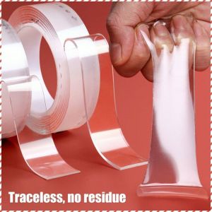 Glue Nanometer Adhesive Transparent Effect Double-sided Corrosion Resistance Kitchen Bathroom Sink Transparent