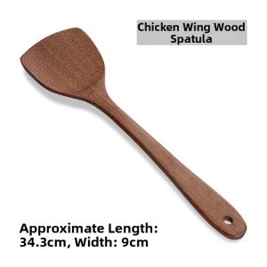 Non-stick Heat Resistant Kitchen Wooden Spatula Set
