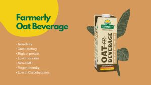 UHT Farmerly Oat Beverage 1L (4 packets) - Oat Milk for Barista