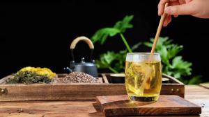 dandelion cassia seed chrysanthemum tea — Liver nourishing and heat reducing tea150g(5g*30pcs)   蒲公英决明子菊花茶 — 养肝降热茶150g(5g*30包)  养肝降热，适合熬夜者饮用，可降肝火，保健茶