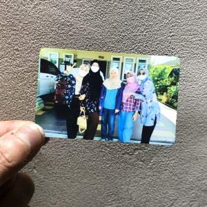 PHOTO CARD PVC PRINTING FAMILY COUPLE GIFT