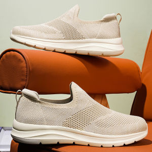 ORNGMALL Walking Shoes Men Sock Sneakers Lightweight Comfy Breathable Slip on Male Casual Pull-on Daily Shoes Men Anti-slip Shoes Suitable for Daily Leisure 39~48