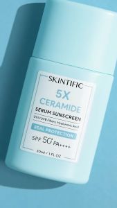 [​NEW ADVANCED FORMULA] SKINTIFIC - 5X Ceramide Serum Sunscreen SPF 50+ PA++++ 50ml | Melembapkan Hidrasi Lembap Sunblock Sun-Repair Invisible Serum 2-in-1 Skincare Sunscreen Skin True to Skin Sunscreen Aqua Sunblock Glowing Barrier