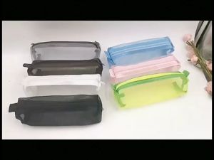Three-dimensional Pencil Case Clear Mesh Pouch: A Student's Best Friend
