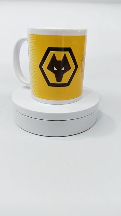 Wolverhampton Wanderers FC Football Club Mug Cup แก้วมัค,แก้วกาแฟ, แก้วน้ำ ,ของที่ระลึก