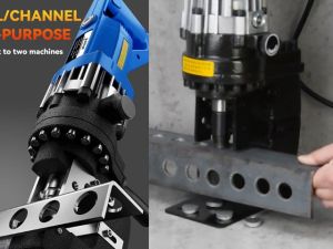 2200W Hole Puncher เครื่องเจาะ เจาะรู เหล็กแผ่น บัสบาร์ทองแดง เหล็กฉาก เจาะรู ไฮดรอลิก ไฟฟ้า ไฮดรอลิค หัวเจาะขนาด Φ6.5/9/13/17/20.5mm สามารถเจาะเหล็ก 8 มม ไฮดรอลิกไฟฟ้าแบบพกพา Electric Hydraulic Punching Machine