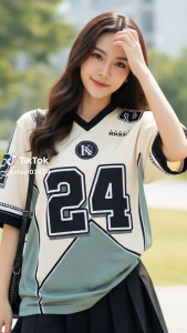 Kaos Jersey BLACK 68 Oversize Retro Boxy Shirt