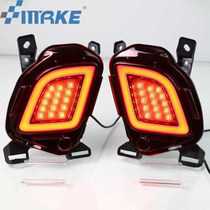 ROMADA | 2Pcs LED Taillight Rear Bumper Fog Lamp Assembly Driving Brake Turn Signal Light For Toyota Highlander 2015 2016 2017 2018 2019