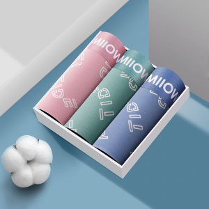 MiiOW | Quần lót nam Catman Cotton nguyên chất thoáng khí kháng khuẩn cạp vừa quần đùi nam mùa xuân 2025 quần lót nam chất lượng cao