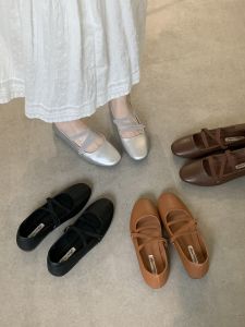 Versatile Comfort Flat Silver Womens Shoes