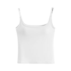 TONERCE | Padded White Halter-Backed Bodysuit