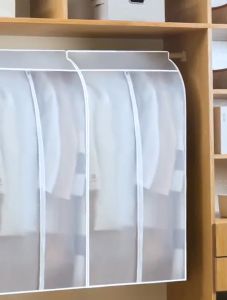 Believe Wardrobe Plastic Suit Cover Hanger Hanger Cover Clothes Protective Cover Transparent