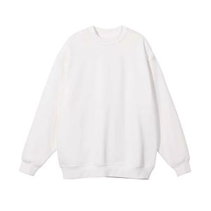 เสื้อสเวตเตอร์คอตั้งหนาแบบสวมหัวสำหรับผู้ชายในฤดูหนาวปี 2025 สีแดง เสื้อคลุมกันหนาวขนแกะสำหรับผู้ชาย ทรงหลวม สวมใส่สบาย