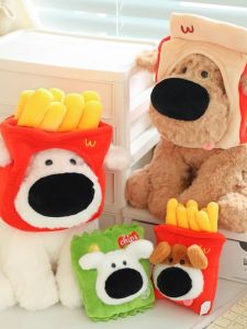 Đồ Chơi Chó Khoai Tây Dễ Thương Đồ Chơi Búp Bê Bằng Vải PP Cotton Cho Bé Gái Quà Tặng Hình Chú Chó Mũi Lớn Treo Bánh Mì