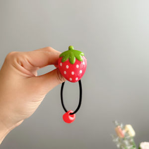 K-style Kids Hair Band Cute Lollipop Hair Rope Acrylic Little Girl Double-Headed around Coiling Does Not Hurt Hair Rubber Band