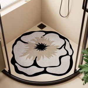 Bathroom Anti-Slip Mat Shower Room Dirt Resistant Special Purpose Non-Slip Rug Toilet Anti-Fall Shower Cabin Modern Simple Style Home Use Carpet