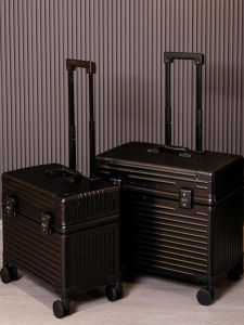 All Aluminum Magnesium Alloy Luggage Carry-On Suitcase Flip Cover 20 Inch Camera Box Horizontal Version Male Female Travel Bag