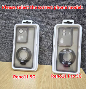 Case OPPO Reno 11F 12 10 11 Pro 8T 8 Z 8Z 7Z 8 5G Case with Holder Camera Protector Casing Aesthetic Shockproof Thickened Air Cushion Anti-Fall Back Cover