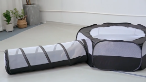 Cat Tunnel Tent Toy Suitable for Outdoor Foldable Play Fence Small Animal Game Tent Interactive Tube Cat Nest