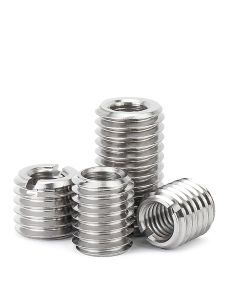 304 Stainless Steel Thread Adapter Ring Nut Conversion Pipe Fitting External to Internal Thread Protector Sleeve M3-M20 Size