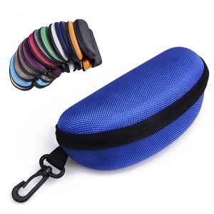 Oxford cloth large eyewear case sunglasses zipper storage box adult portable sports sunglasses case Backpack accessories