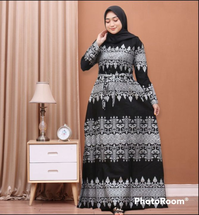 Gamis Kardigan Terbaru Realpict Dress Batik Modern Cod Gamis Kekinian Batik Mix Kain