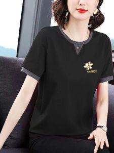 HUAXUNRAN | Summer Loose-Fitting Slimming T-shirt for Women