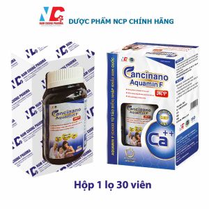 Viên uống Canxi hữu cơ từ tảo biển Canxi nano Aquamin F NCP Không nóng trong không táo - Hộp 30v