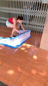 Màn Chống Muỗi Gấp Gọn Thông Minh Màn Chụp Gấp Gọn Có Chân Viền Chống Muỗi - XƯỞNG MÀN HUY HOÀNG