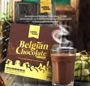Choco Albab Belgian Chocolate Premix Drink 20 Sticks