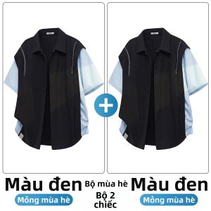 Paul Frank | Áo Sơ Mi Phối Màu Cao Cấp Dành Cho Nam Mùa Hè