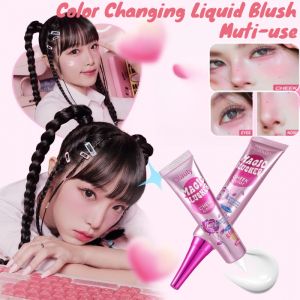 Olauty Liquid Blush Waterproof Sweat-Proof Long-Lasting Blush Cream Multi-Use Makeup