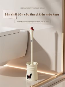 Chổi Vệ Sinh Nhà Tắm Dài Tay Cầm Đế Dễ Thương Không Có Góc Mù Chổi Vệ Sinh Bồn Cầu Gia Đình Thiết Bị Vệ Sinh Cá Nhân