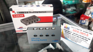 FJGEAR USB 2.0 Auto Sharing Switch - 2/4 Máy Tính Dùng Chung 1 Máy In