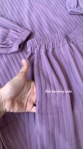 Dedilarise Giona Set: Kemeja & Celana Panjang Wanita Knit Hornet Premium