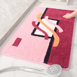 Thảm Trải Sàn VIKAMA Flannel Thấm Nước Chống Trơn Trượt Dùng Trang Trí Nhà Cửa - Thảm Trải Sàn Đơn Giản Mới Cho Phòng Tắm Nhà Vệ Sinh Nhà Bếp