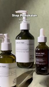 FUFUMISE | Perawatan rambut LAB ON HAIR Hair Fall Control Shampoo 300ml | Hair Scalp Spray 160ml | Hair Ampoule 60ml | Treatment Rambut