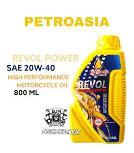 Petroasia Revol Power SAE 20W40/API-SF 08L SNI oli murah motor matic 800ml