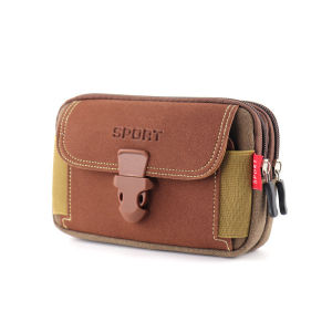 กระเป๋าคาดเอวใส่โทรศัพท์แบบยูนิเซ็กซ์ Oxford Cloth Zipper Casual Style กระเป๋าสะพายข้างแบบยูนิเซ็กซ์สำหรับเยาวชน