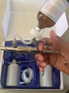 ไซริ้งสแตนเลสอัตโนมัติ 5ml ไซริ้งฉีดยาต่อเนื่อง สําหรับหมู วัว แพะ