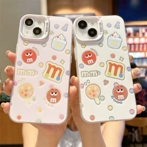เคสโทรศัพท์ซิลิโคนลายการ์ตูนน่ารักสำหรับคู่รัก iPhone15ProMax Apple14Plus ป้องกันการตกหล่น รูใหญ่ ป้องกันการตกหล่น สำหรับผู้ชายและผู้หญิง