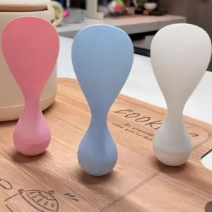 1PC Tumbler Non Stick Rice Spoon Food Grade Plastic High Temperature Resistant Rice Spoons Easy To Clean Kitchen Accessories