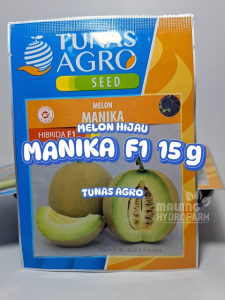 Benih Melon Hijau Manika F1 15 g Tunas Agro dataran tinggi buah Honeydew green bibit biji action hidroponik hydroponik