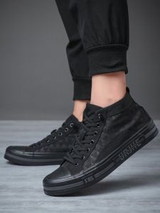 Giày Vải Nam Flash Step 2025 Giày Thể Thao Thường Ngày Thoáng Khí Đa Năng Màu Đen Giày Bệt Thời Trang Mùa Thu