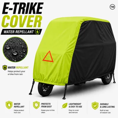 E-Bike E Trike Cover Sun and Dust Proof Anti Scratch Water Repellent Automotive Motorcycle Electric Scooter