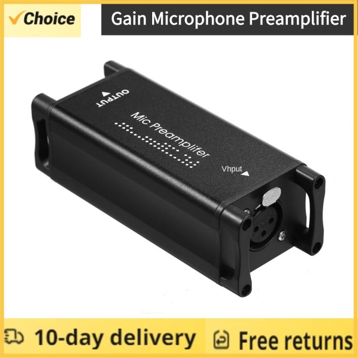 CL-1 Mic Activator Microphone Preamp Gain Microphone Amplifier For Passive Ribbons Use Phantom Power I3619672702