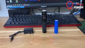 Đèn Pin Mini Led Siêu Sáng Houyi F806 Và Hy1801 Pin Sạc Chống Nước 3 Chế Độ Sáng Móc Cài Áo Vỏ Nhôm - H2Pro Tech